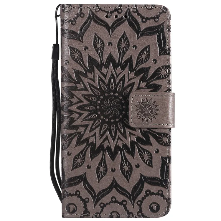 Gray Кожаный чехол для телефона, чехол для LG K4, K8, K10,,, бумажник, откидная крышка для LG G3, G4, G5, G6, G7, V30, Ретро стиль, с отделениями для карт, с подставкой, чехол для телефона - Цвет: Gray