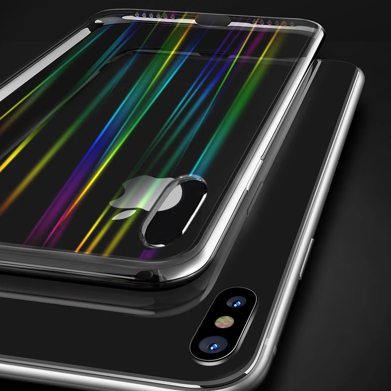 Прозрачное Защитное стекло для Iphone 7 8 7Plus Plus X XS Max XR|Защитные стёкла и плёнки
