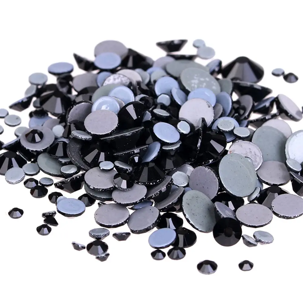 Струйный цвет стразы с горячей фиксацией плоская задняя сторона клей железо на