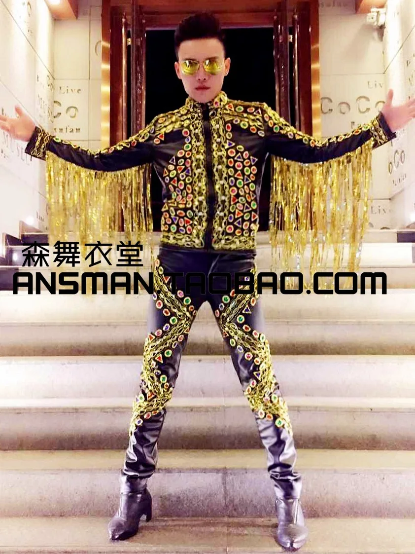 Высококачественная Новая модная мужская кожаная куртка с полной перфорацией в