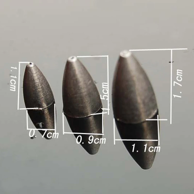 OUTKIT, 10 шт./лот, новинка, свинцовая пуля, свинцовая приманка, Мягкая приманка, головка джига, цилиндрическая форма, бас, 3g/7g/9g
