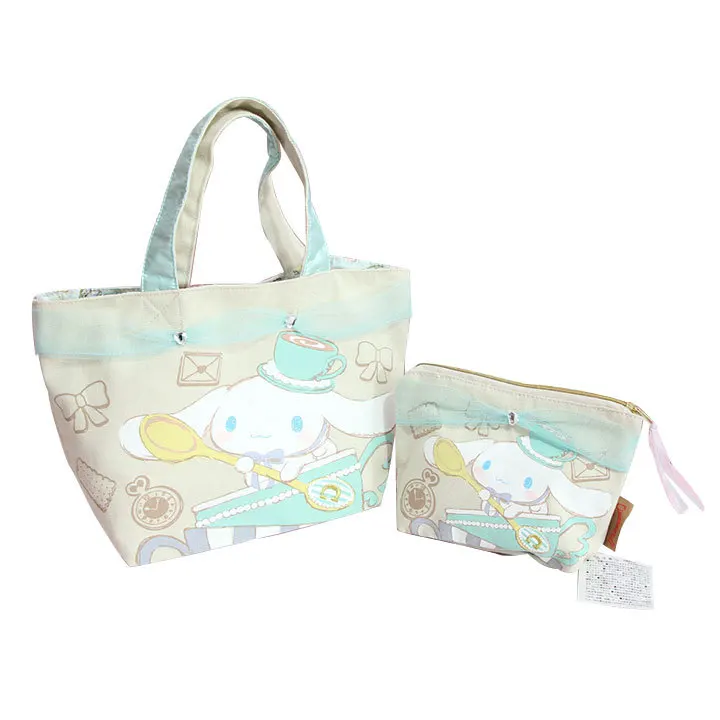 New Cartoon anime Big Ears Cinnamoroll Dog Pudding canvas Handbag bag cosmetic for girl child gift | Игрушки и хобби
