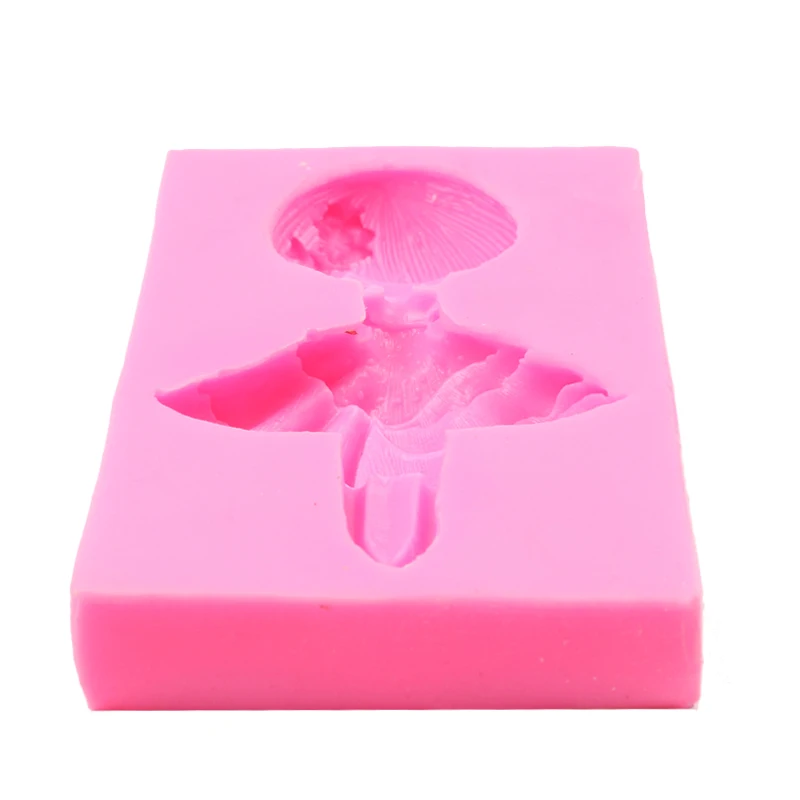 DIY девушка Жидкая силиконовая форма помадка инструмент для выпечки торта