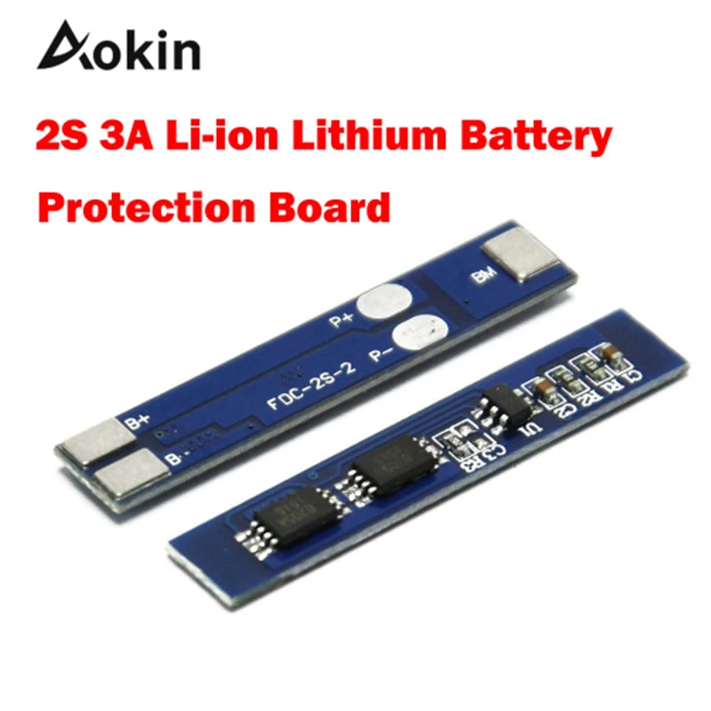 Защитная плата aolin 2S 3A для зарядки литий ионных аккумуляторов 7 4 8 В 18650|Аксессуары