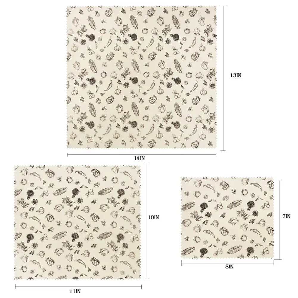 Визуальная сенсорная Нетоксичная натуральная пищевая обертка для овощей