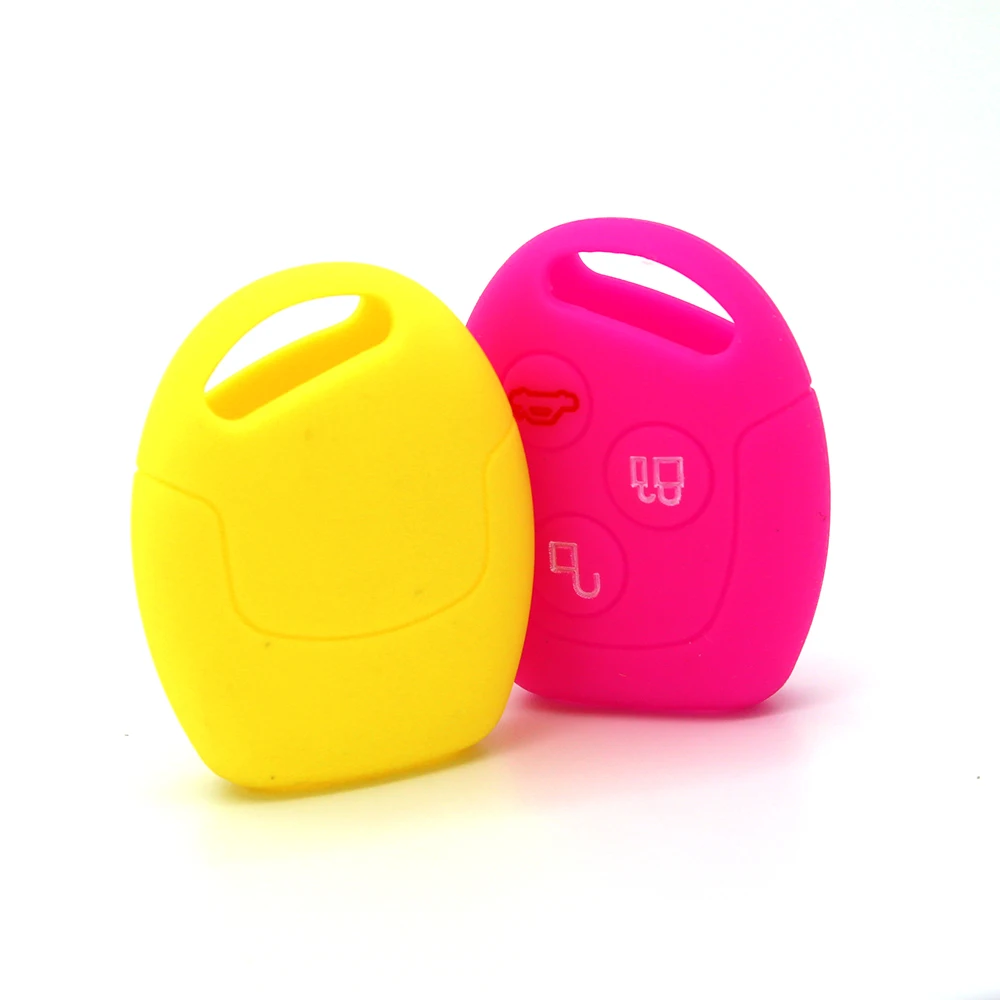 3 кнопки Мягкий силиконовый чехол для ключей от машины набор крышка Focus Mondeo 2 MK4