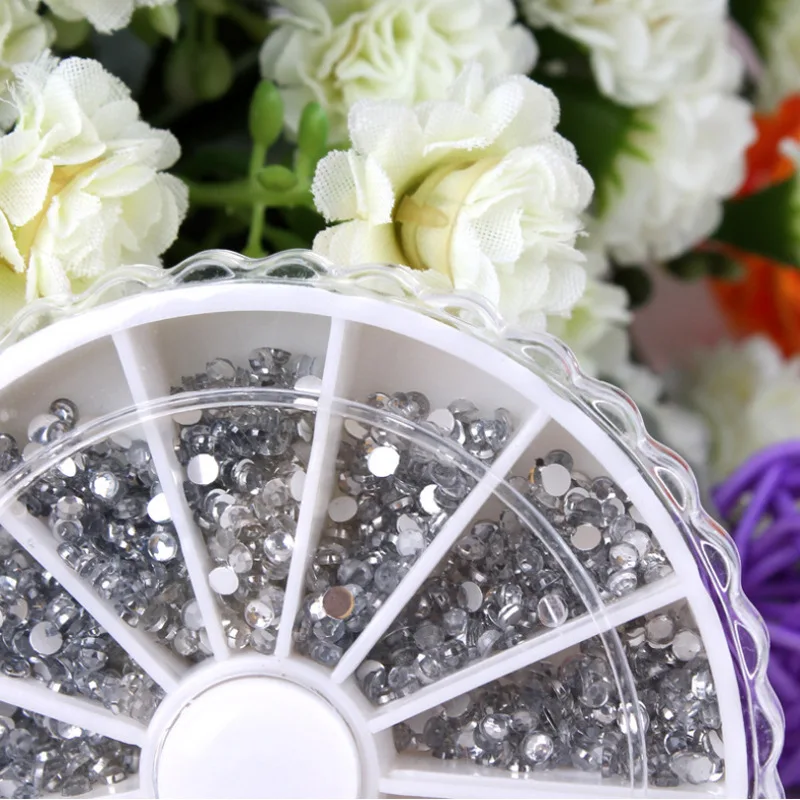 1 коробка украшения для ногтей стразы красоты акриловое сверло цветные дизайна в