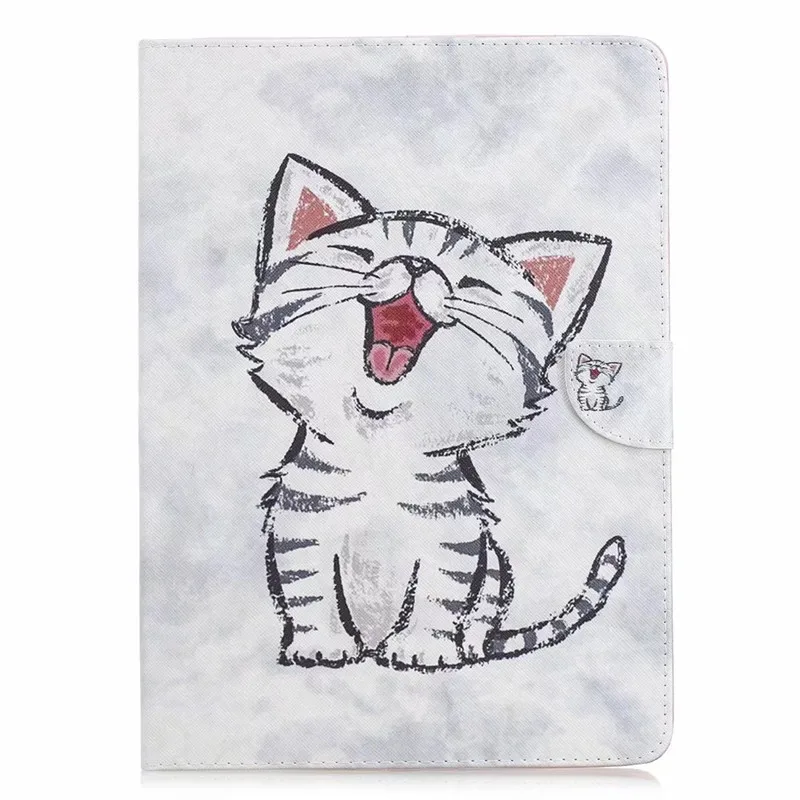 Чехол для iPad чехол Kawaii Единорог Кот Щенок чехол для планшета Funda iPad 9,7 / 5th/6th поколения Чехол Coque