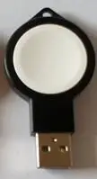 black-white Магнитное Беспроводное зарядное устройство из цинкового сплава для Apple Watch - Тип штекера: black-white