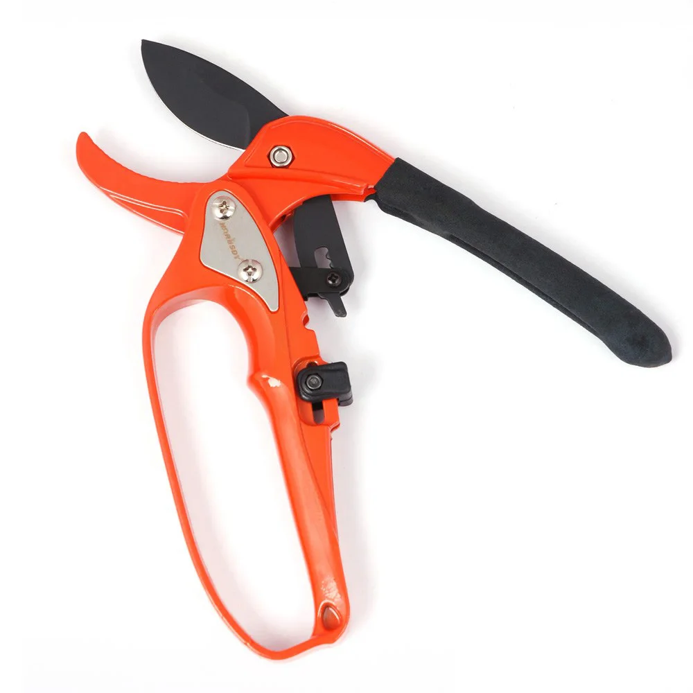 Garden Repair Tools Ratchet Pruning Shear 3-Stage Action Scissor 8 inch AD1021 | Инструменты