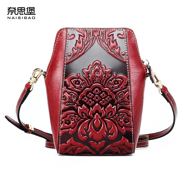 Высококачественная натуральная кожа леди сумка люксовый бренд мини-кошелек для