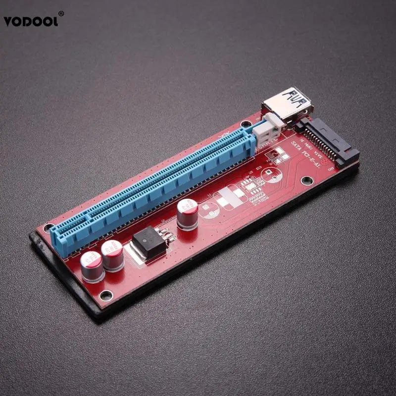 30 см Высокое качество супер скорость PCI-E Express питание Riser Card USB 3,0 удлинитель Кабель 1x до 16x PCI-E слот для BTC машины