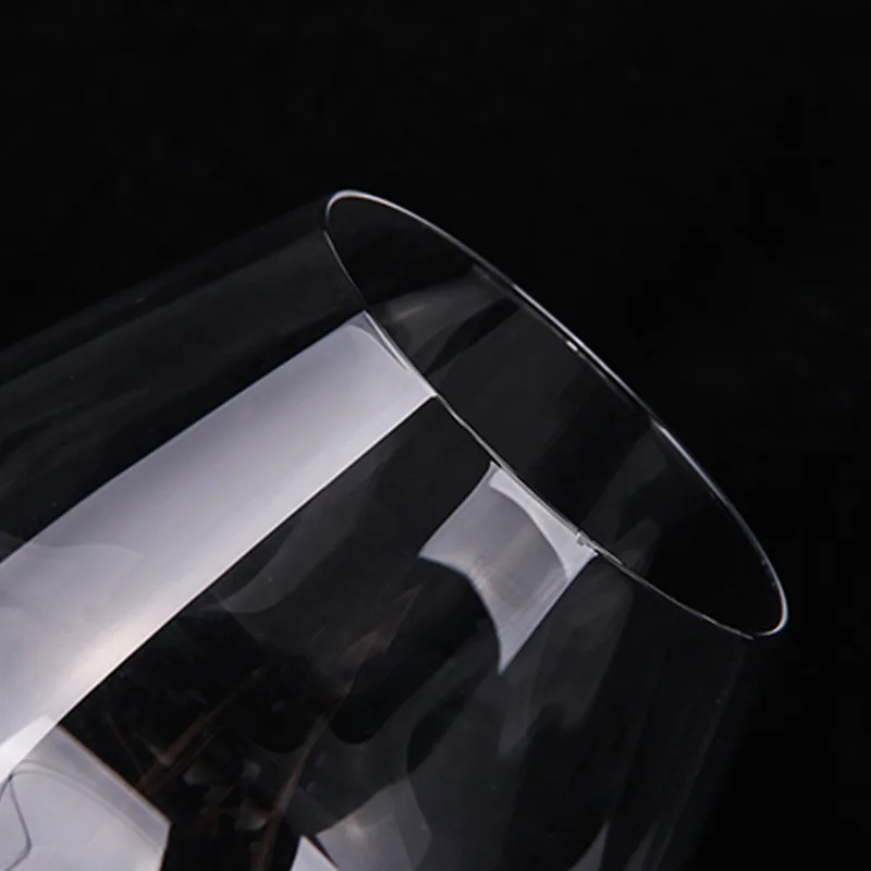 Европейская ручная работа прозрачная бордовая чашка для вина без свинца