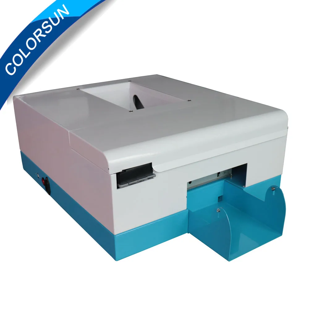 Обновленный автоматический ПВХ принтер id карты для 4 размера струйной печати 86*54