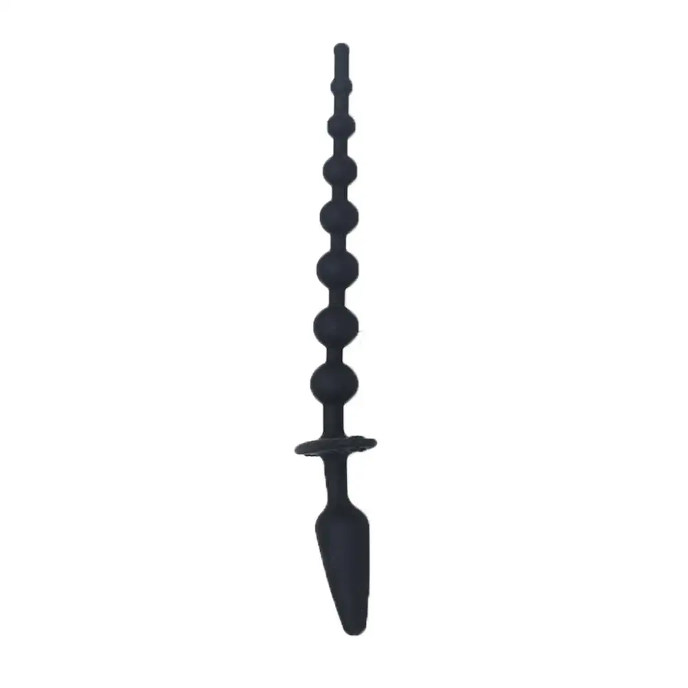 Anal Ball Butt Plug Large Size Black Beads Silicone Sex female G-spot Female Trainer Erotic Toy For women couples #4N |