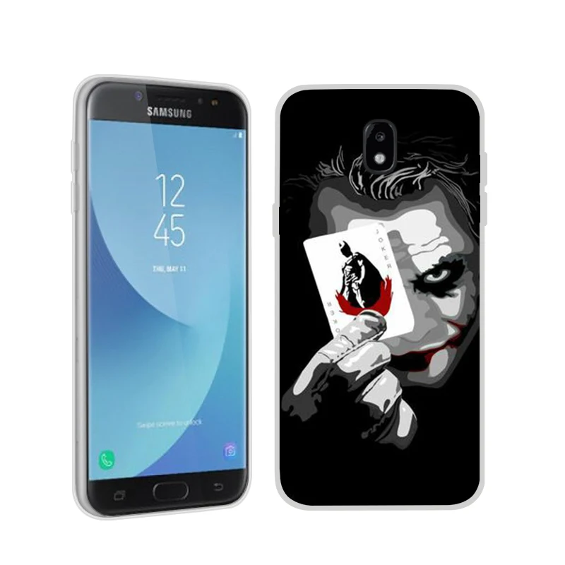 Case For Samsung Galaxy J5 2017 Transparent Printing Drawing Silicone Phone Cover J530 J530F EU Version |