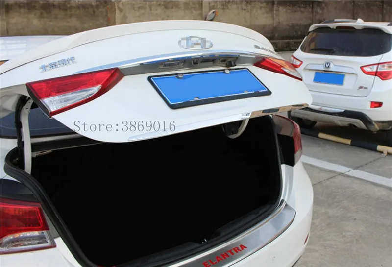 Для hyundai Elantra 2011 2012 2013 задний багажник багажника двери Крышка Trim Molding Garnish полосы Акцент украшения