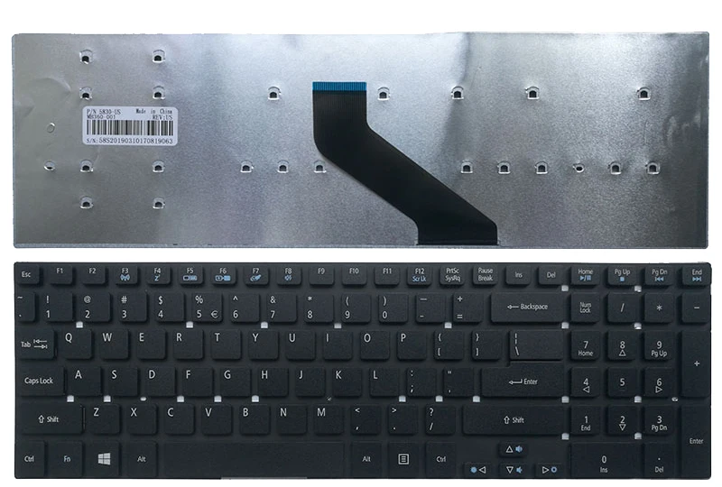US клавиатура для ноутбука acer Aspire E5-511 E5-511-P9Y3 E5-511G E5-571G E1-511P E5-521G E5-571PG E5-571 ES1-512 ES1-711 ES1-711G