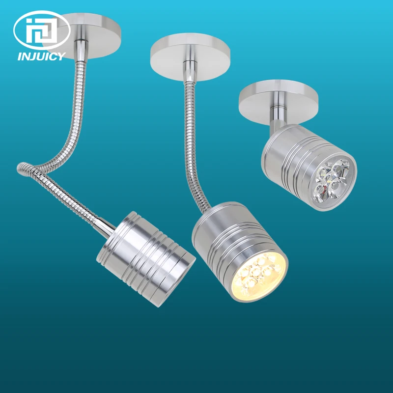 

Высококачественный маленький потолочный прожектор с шлангом, 3 Вт, 5 Вт, светодиодный энергосберегающий светильник для ювелирных изделий, в...