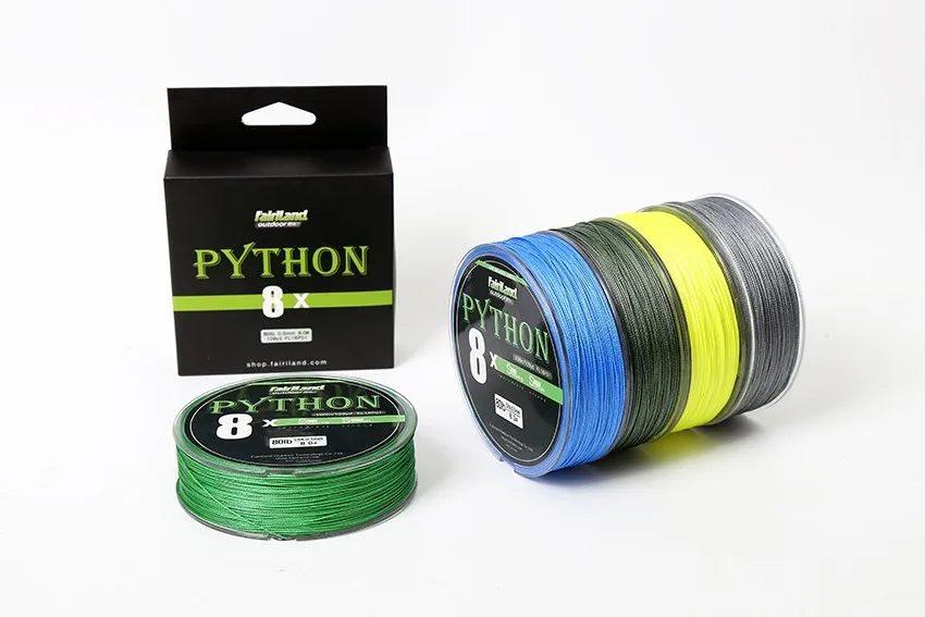 Fairiland плетеная леска 8 нитей 100 м 300 м 500 м Multifilament PE леска 21-80LB морская пресноводная карповая проволока