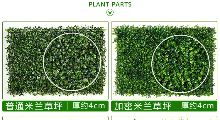 CHENCHENG 40*60 см искусственные растения имитация стены газон Милан Эвкалипт Трава пластик Поддельные Газон Зеленый завод стены двери декор