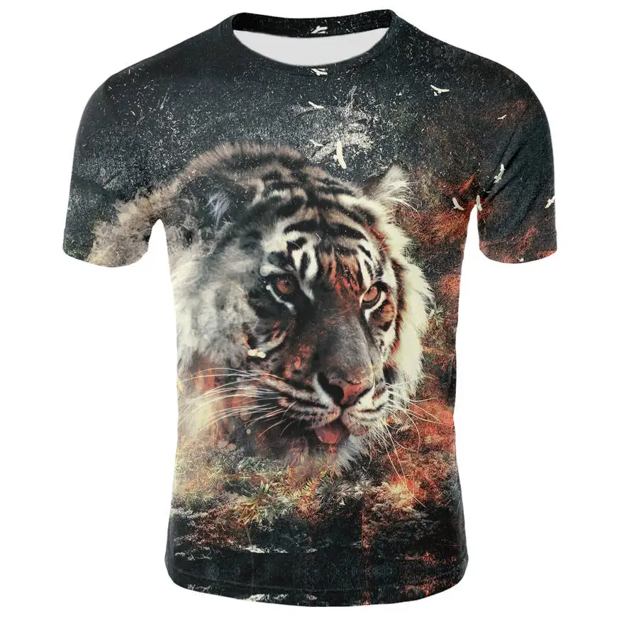 3d футболка рубашка с животным Camiseta Мужская Забавные футболки одежда