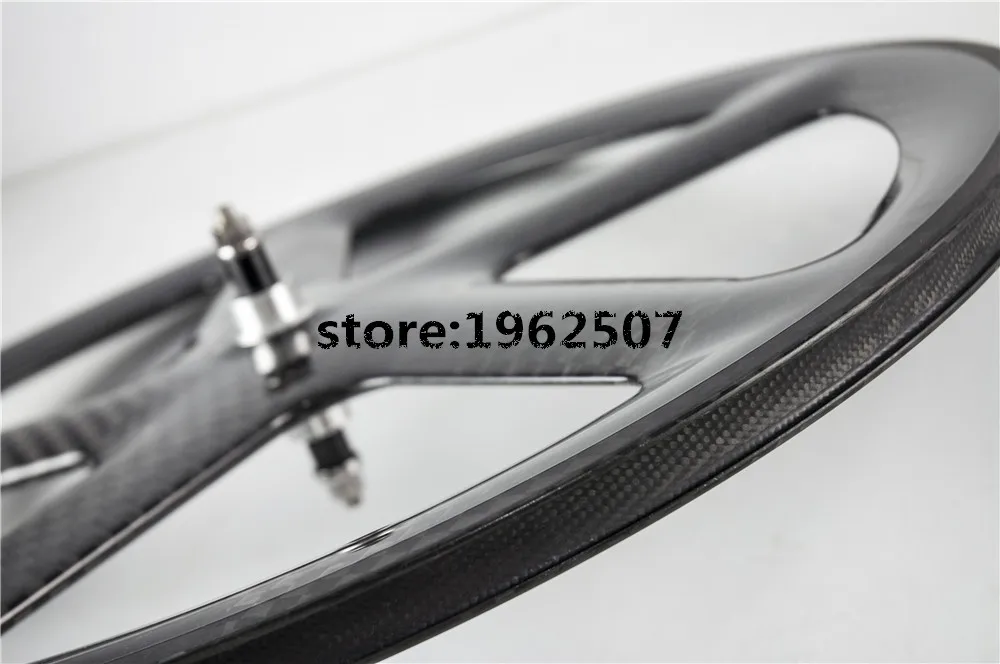 УГЛЕРОДНЫЙ руль 5 спицевое легкое трек Велосипедное колесо колесная fixed gear Карбон