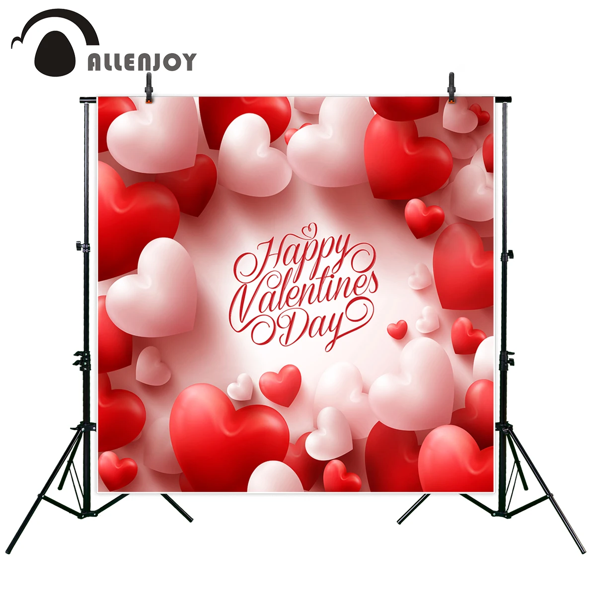 Allenjoy фон-валентинка 14 февраля реалистичные красные сердца любовь Милая