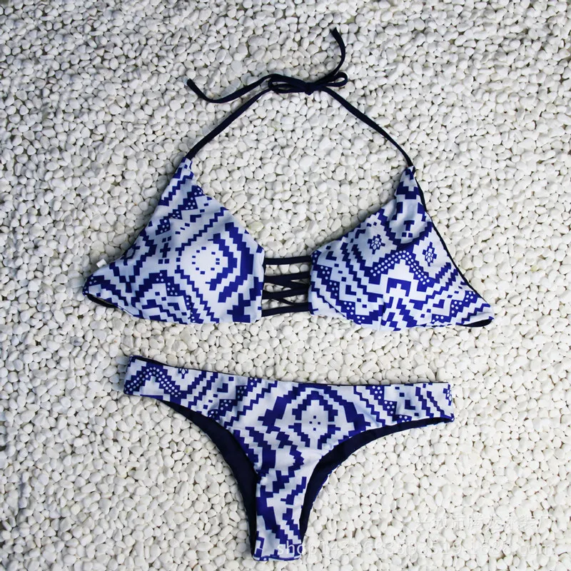 2016 новый марка Бикини Супер секси собрать Сплошной цвет Полосатый темперамент