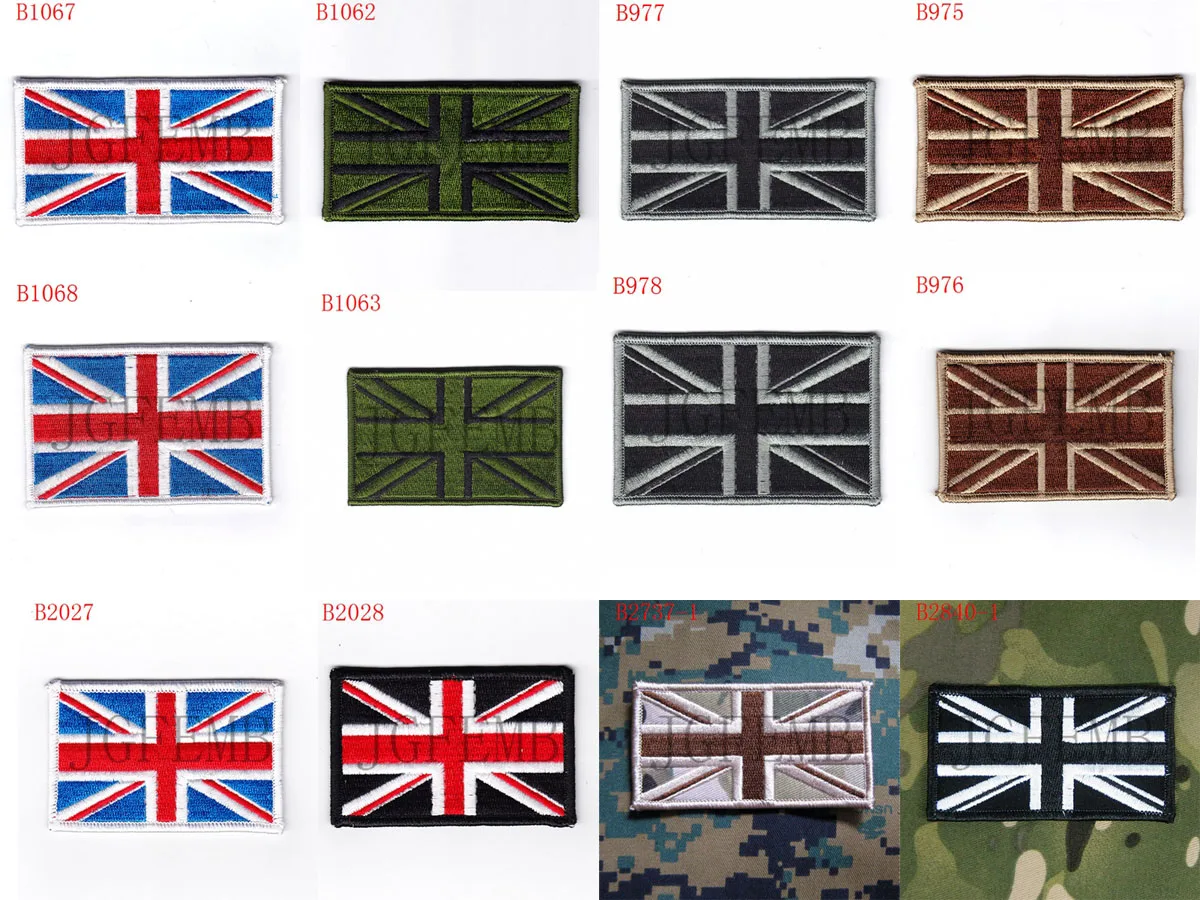 

The Union Flag Morale Military Tactics Embroidery Patch Badges