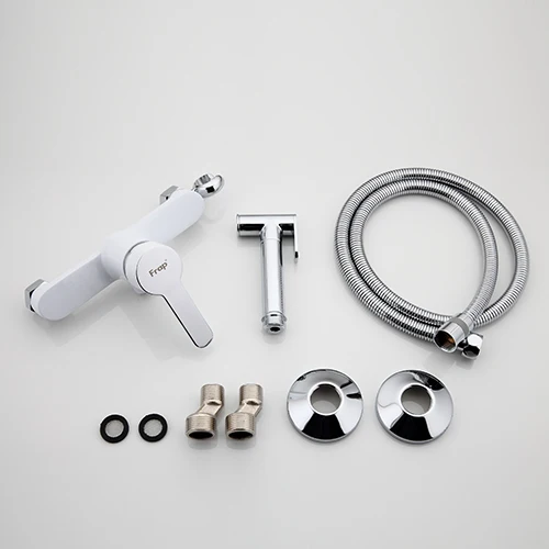 FRAP Bidets 3 color brass bathroom shower tap bidet toilet sprayer bidet mixer ducha higienica toilet faucet hygienic shower - Цвет: F2041-8