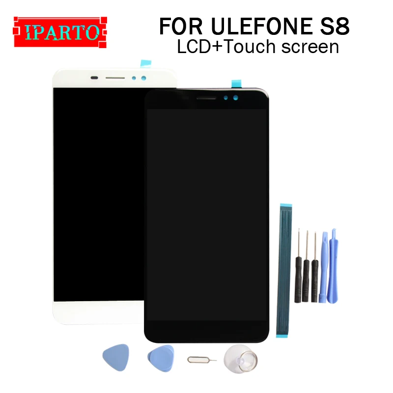 5 3 дюймовый ЖК дисплей ULEFONE S8 + кодирующий преобразователь сенсорного экрана в