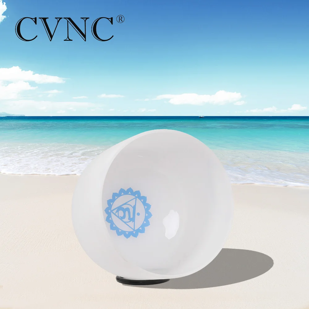 CVNC большая акция 12 &quotNote C #/D #/F #/G #/A # чакра Дизайн Матовый Кварцевый Поющая чаша |