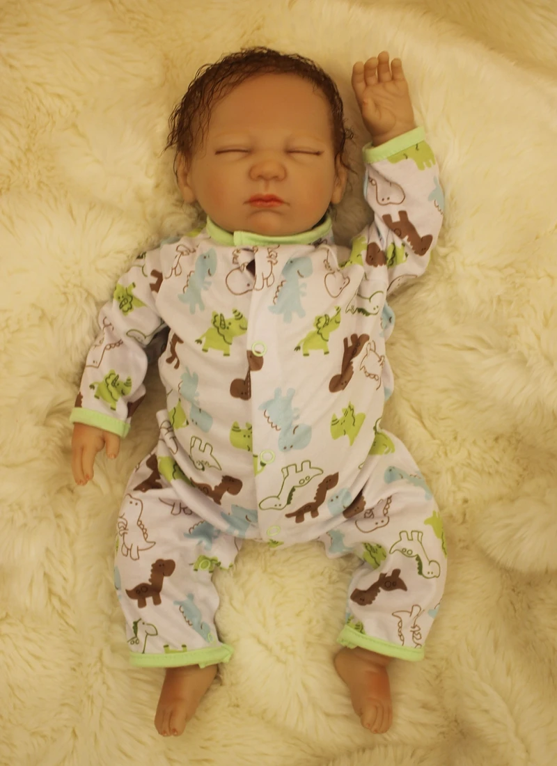 Реалистичные силиконовые куклы Rebon для новорожденных девочек 50 см|boneca reborn|doll