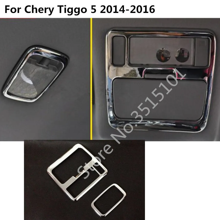 2 шт. для Chery Tiggo 5 Tiggo5 ABS хромированный передний и задний переключатель чтения