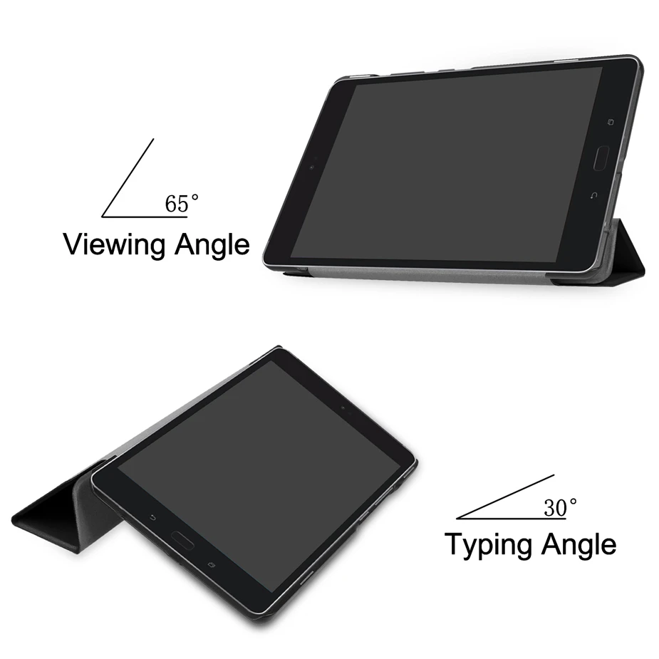 Три сложенные Магнитные Смарт ПУ кожаный чехол для 2017 Новый Asus Zenpad Z8S ZT582 8 дюймов