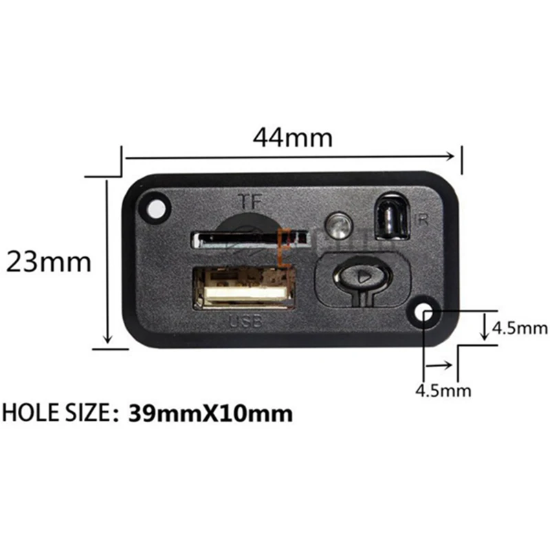 LEORY мини MP3 декодер плата 3 Вт 5 в с пультом дистанционного управления DAC проводной
