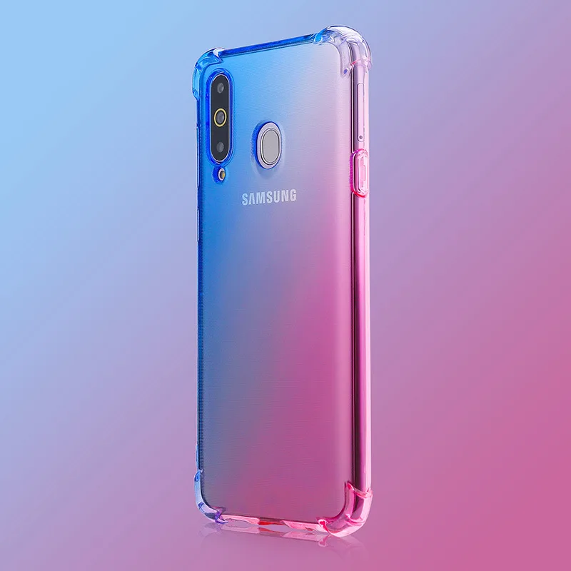 2019 Модный чехол для samsung M10 M20 M30 градиентный цветной бант из ленты tpu с