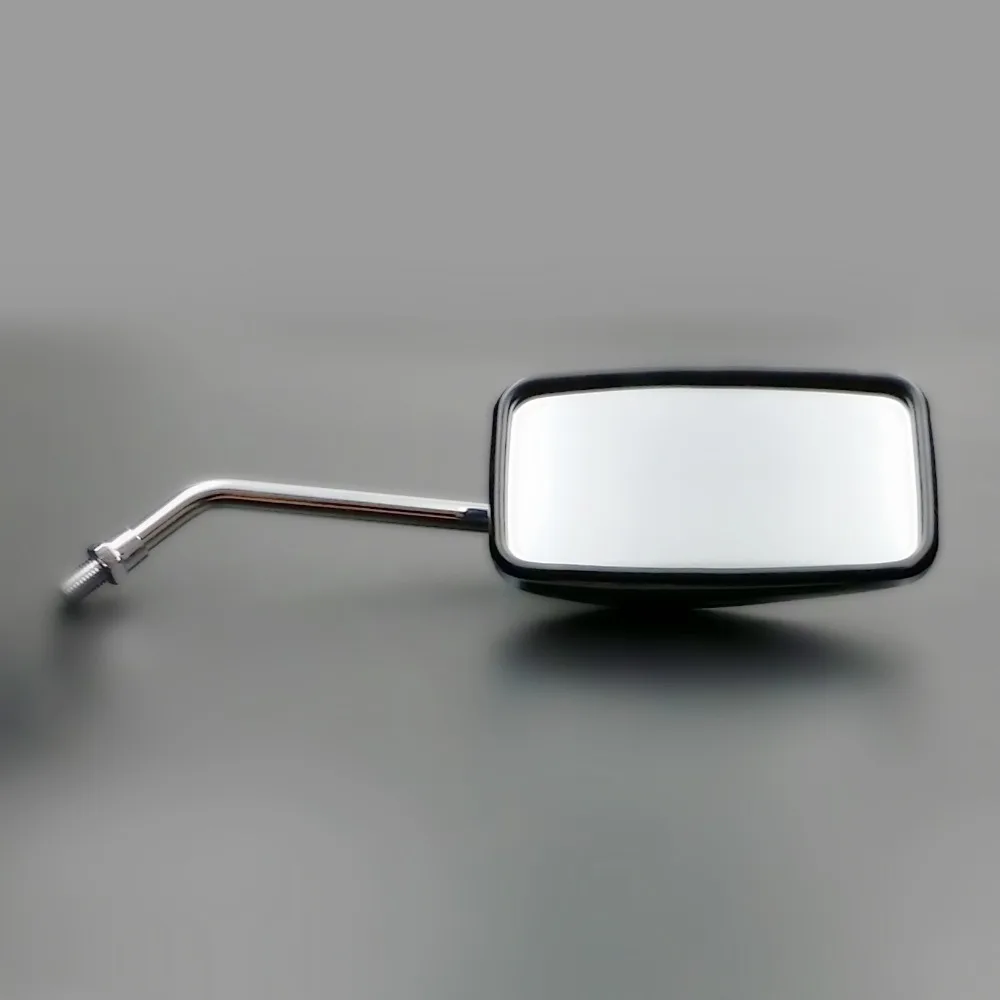 Прямоугольное боковое зеркало для мотоцикла Honda Kawasaki Suzuki 10 мм|mirror metal frame|mirror