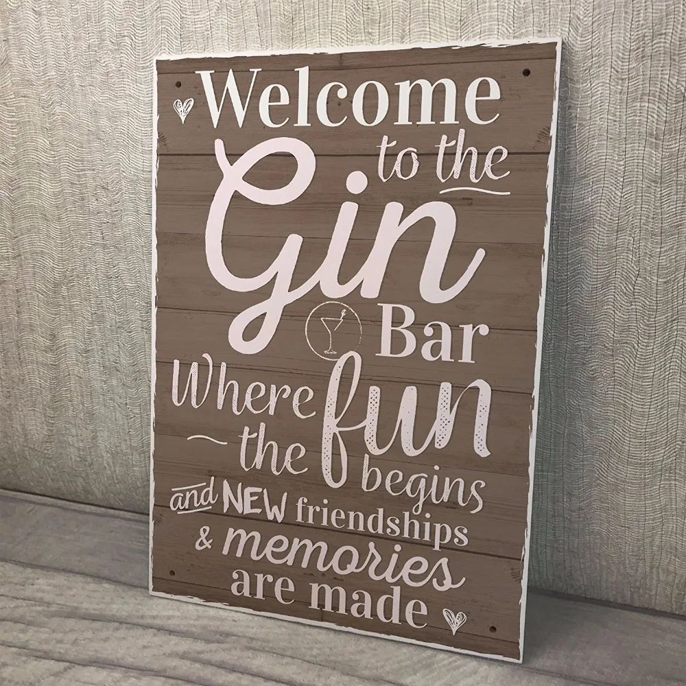 Meijiafei Gin Bar подвесная табличка Алкогольная вечерние НКА новинка знак на день