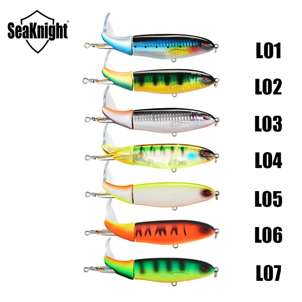 SeaKnight Plopper SK050 рыболовная приманка 7 шт./лот 13 г вращающийся хвост Крючки VMC жесткая