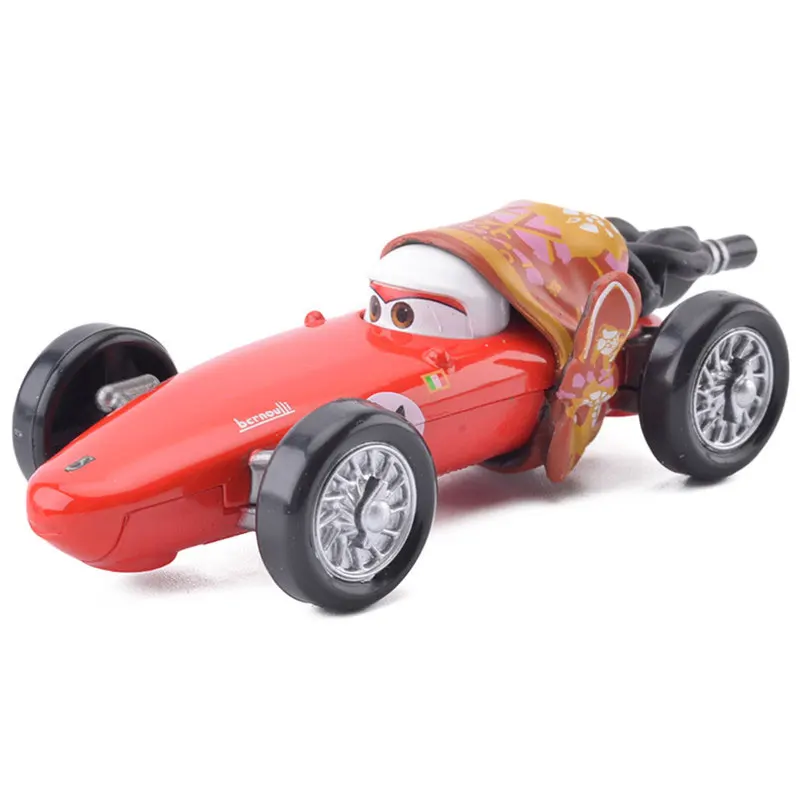 2 стиля Disney Pixar Тачки F1 Франческо Бернулли мама 1:55 литой металлический сплав