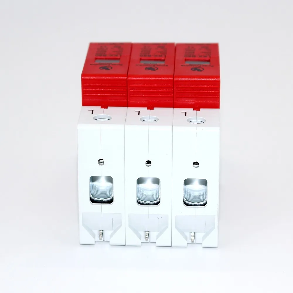 B80-3P 40KA ~ 80KA 420V AC 2P + N SPD дом Защита от перенапряжения Низковольтное устройство
