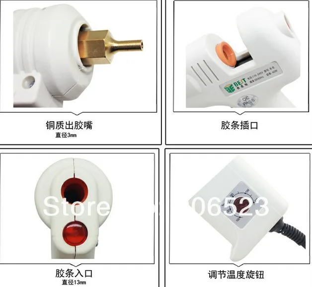Новинка регулируемая температура керамический термоклеевой пистолет для