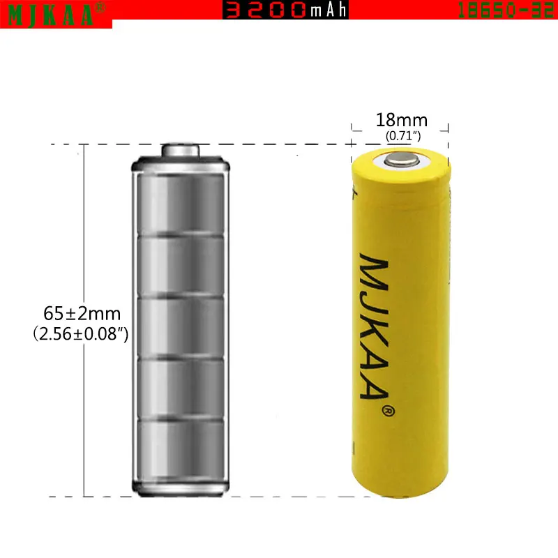 18650 Батарея 3 7 V 3200 mAh перезаряжаемая литий-ионная батарея с зарядное устройство