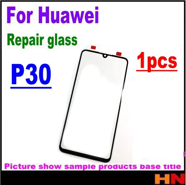 1 шт. ЖК-экран Переднее стекло объектив Запасные части для huawei P30 переднее внешнее стекло Замена объектива