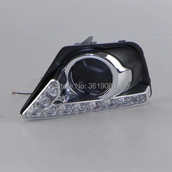 

smRKE For Ford Ecosport 13-14 LED DRL Daytime Running Lights White Driving Light Waterproof Car Styling Light Source
