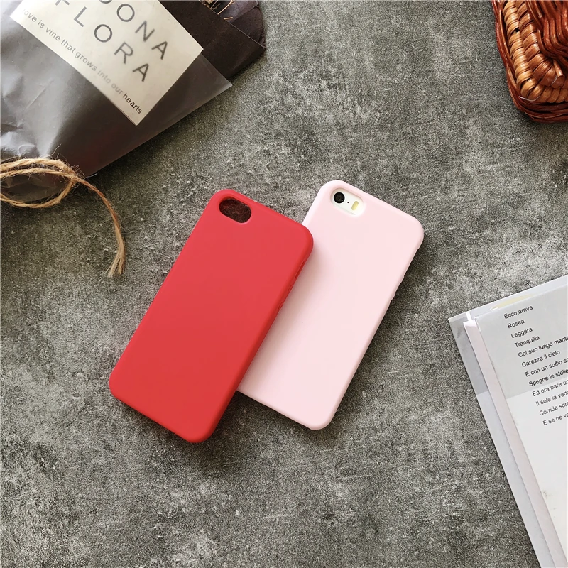 Высокое качество конфеты полный чехол для Apple iPhone 5 Мягкий ТПУ силиконовый чехла S