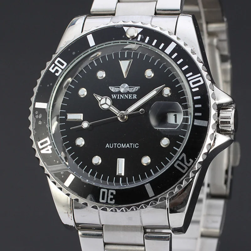 

Luxury Brand Mens Watch 40mm Stainless Steel Ceramic Bezel Automatic Movement Mechanical watches Original-buckle Men wristwatche