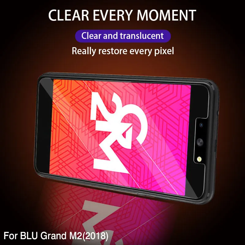 Mcdark Tempered Glass For BLU Grand M2 2018 Screen Protector Film Cover Easy To Install Phone | Мобильные телефоны и
